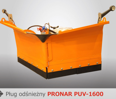 PRONAR Pługi odśnieżne MODEL PUV-1400 i MODEL PUV-1600