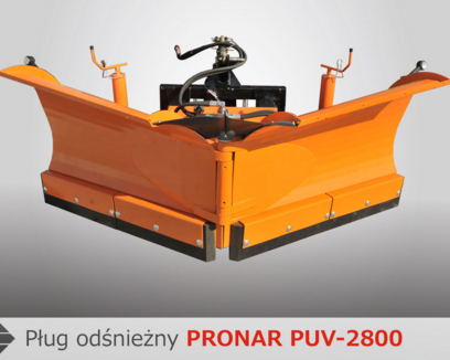 Pługi odśnieżne PRONAR PUV-2600 i PUV-2800