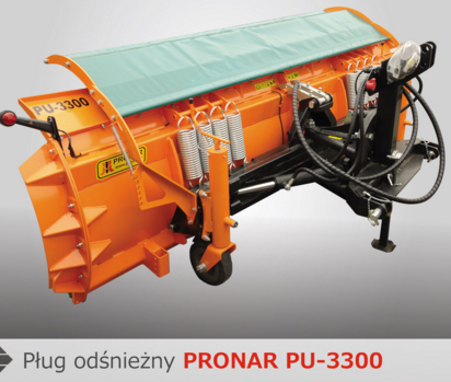 PRONAR Pługi odśnieżne MODEL PU-2600 i PU-3300