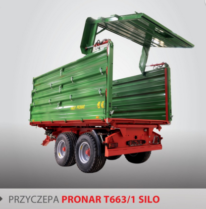 PRONAR Przyczepa MODEL T663/1 i T663/1 SILO 14t