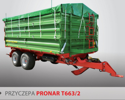 PRONAR Przyczepa MODEL T663/2 i T663/2 SILO 11t