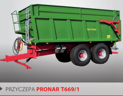 PRONAR Przyczepa  MODEL T669/1 wywrót 2-stronny 20t