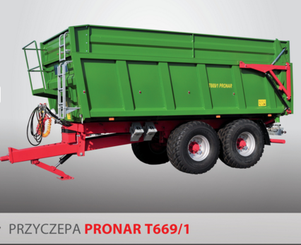 PRONAR Przyczepa  MODEL T669/1 wywrót 3-stronny 20t