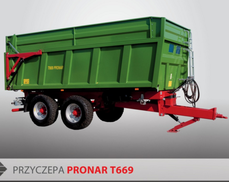 PRONAR Przyczepa  MODEL T669 21t