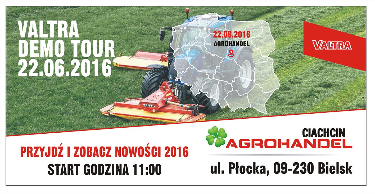 VALTRA DEMO TOUR 22.06.2016 START 11.00