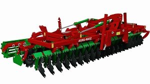 AGRO-MASZ Brona talerzowa hydraulicznie składana BT40H, BT50H, BT60H