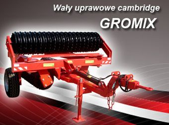 AGRO-FACTORY Wały uprawowe cambridge Gromix