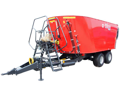 METAL-FACH Wóz paszowy dwuwirnikowy typu tandem T659 BEL-MIX poj. 14-22m3