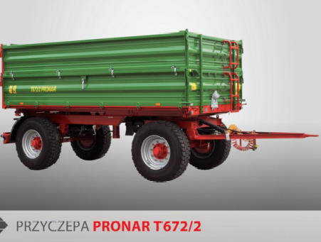PRONAR Przyczepa MODEL T672/2 14t
