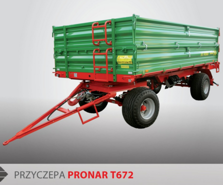PRONAR Przyczepa MODEL T672 10,9t