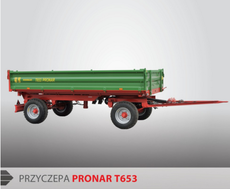 PRONAR Przyczepa MODEL T653 4t
