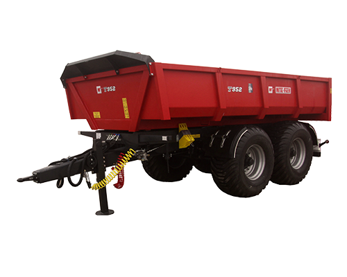 METAL-FACH Przyczepa budowlana skorupowa T952 – 14t