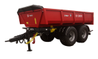 METAL-FACH Przyczepa budowlana skorupowa T952 – 14t