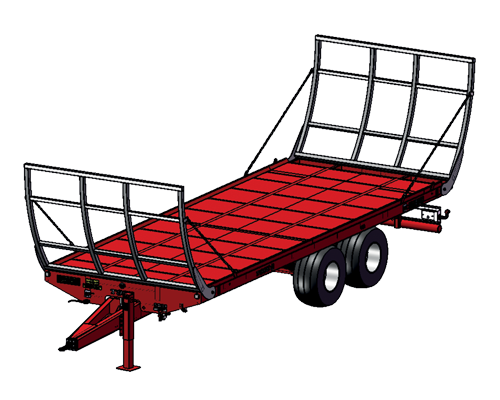 METAL-FACH Platforma do bel T955 – 7,2t
