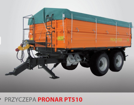 PRONAR Przyczepa TANDEM paletowa MODEL PT510 14,2t