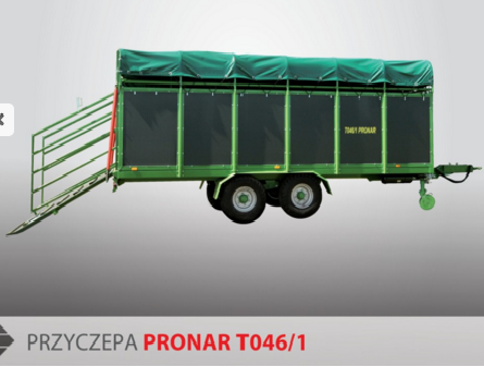 PRONAR Przyczepa  MODEL T046/1 8t