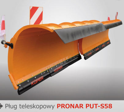 PRONAR Pług teleskopowy MODEL PUT-S58
