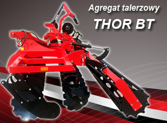 AGRO-FACTORY Agregat Talerzowy MODEL  THOR BT Szerokość 3,0-6,0m