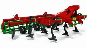 AGRO-MASZ Agregat podorywkowy z zabezpieczeniem kółkowym MODEL AP21, AP26, AP30 Szerokość 2,1-3,0m